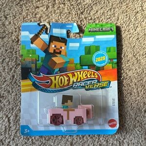 Hot Wheels RacerVerse Die-Cast Vehicle with Pop Culture Character Driver Steve